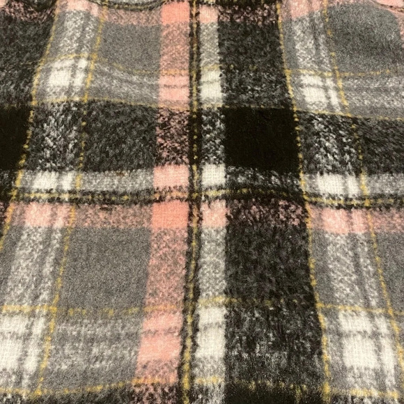 Anthropologie Line & Dot Frontier Plaid Short Sleeve Mini Dress - Picture 9 of 12